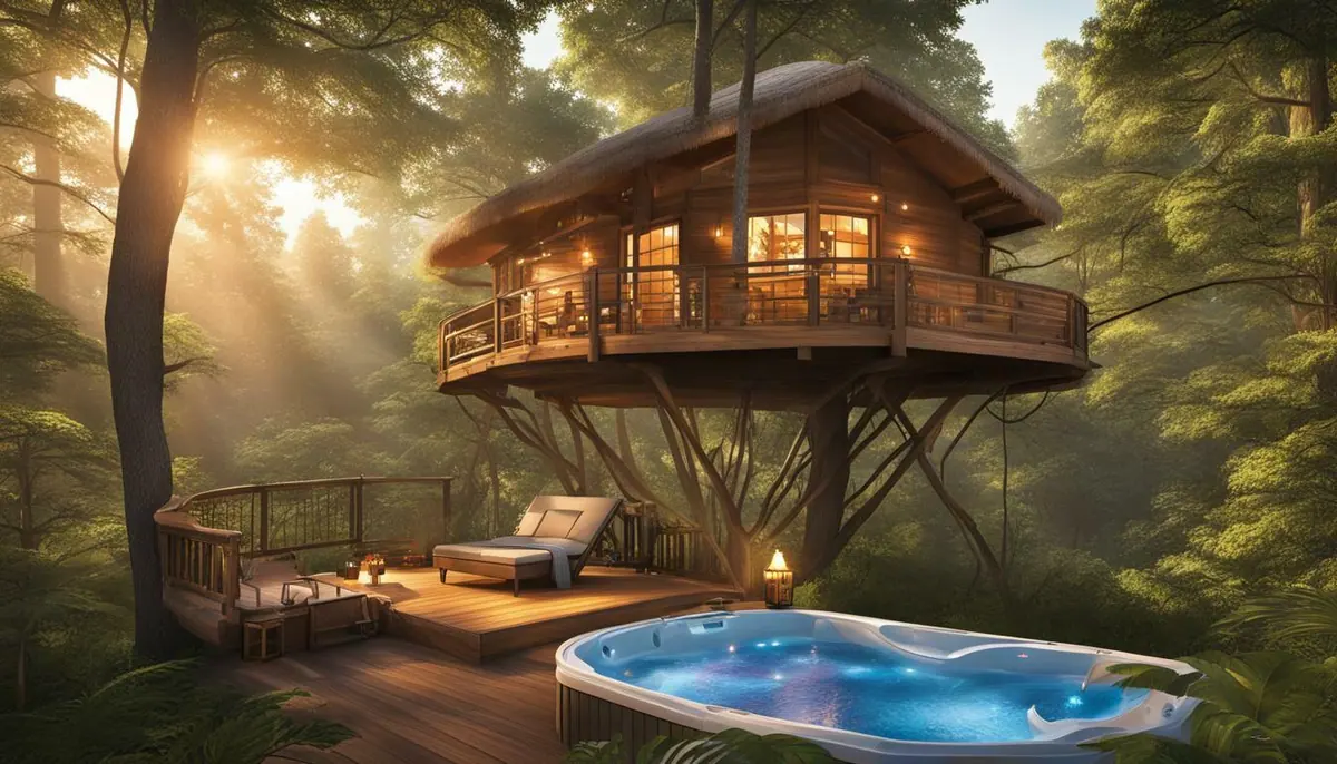 Experience Treehouse Holidays in UK with Hot Tub Delights