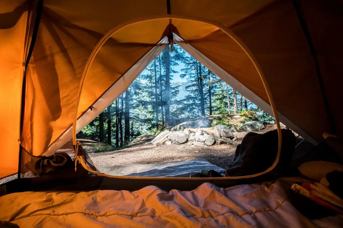 Camping in the Wye Valley